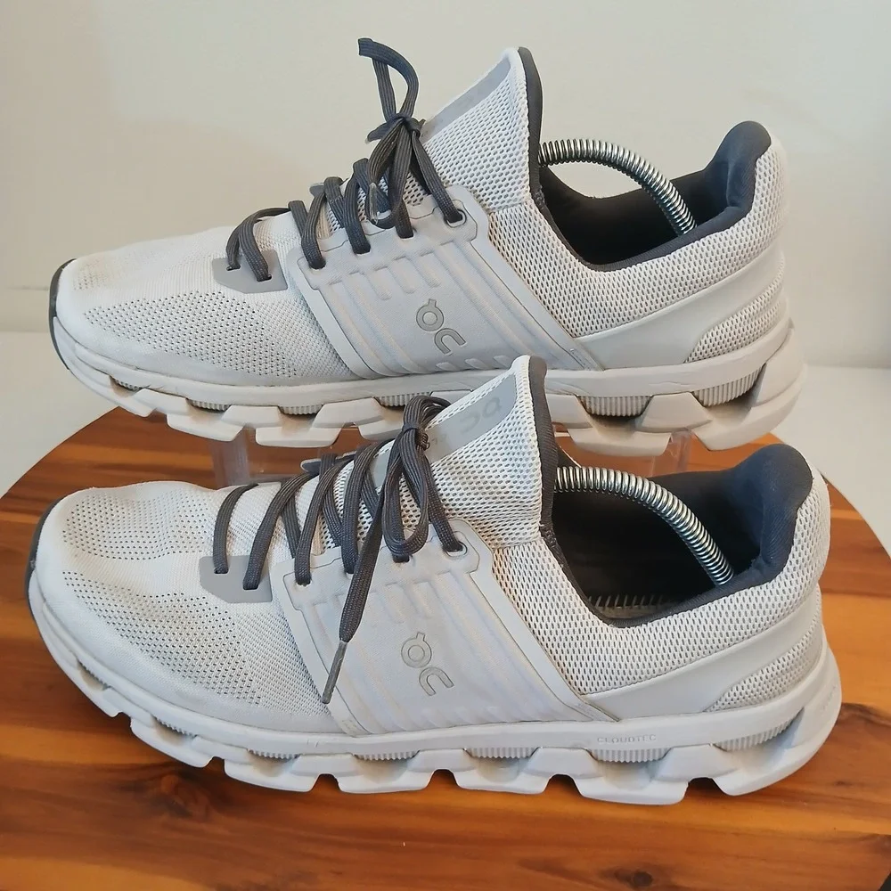 On Cloudswift 3 AD Mens 13 Frost Glacier Running Shoes Sneakers 3MD10241421
